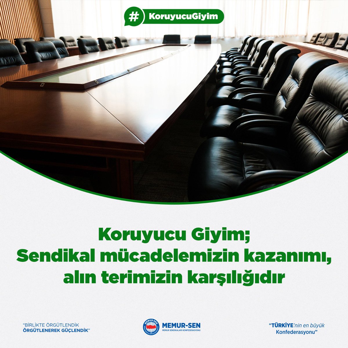 Kamu emekçilerinin kazanılmış bir hakkını elinden almaya yönelik bu girişimi asla kabul etmiyoruz. Bu hakkımızın verilmesi için gerekli siyasi ve bürokratik görüşmeleri yürütmekteyiz. Çözüm sağlanmadığı takdirde; yasal haklarımızı sonuna kadar kullanacağımızı, masada ve sahada