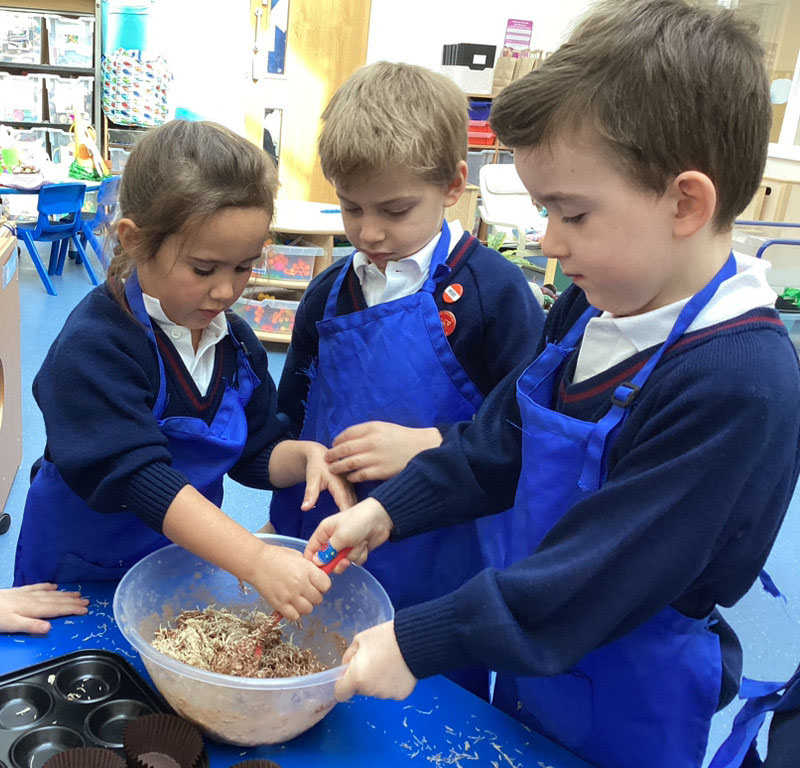 SaintNicksSch's tweet photo. #StNicksReception had a fabulous time making Easter nests this week using shredded wheat and chocolate. #StNicksEarlyYear #StNicksCreativity #StNicksDiscover https://t.co/zuMBD5hkSm