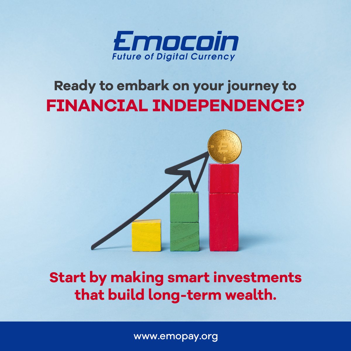 Unlock the door to financial independence through strategic investments that secure your future. 💰

Visit 👉 emopay.org

#SmartInvesting #trading #Emocoin #cryptocurrency #WealthBuilding #Emopay #LongTerm #Goals #Crypto #FinancialFreedom #EmoVerse #InvestWisely
