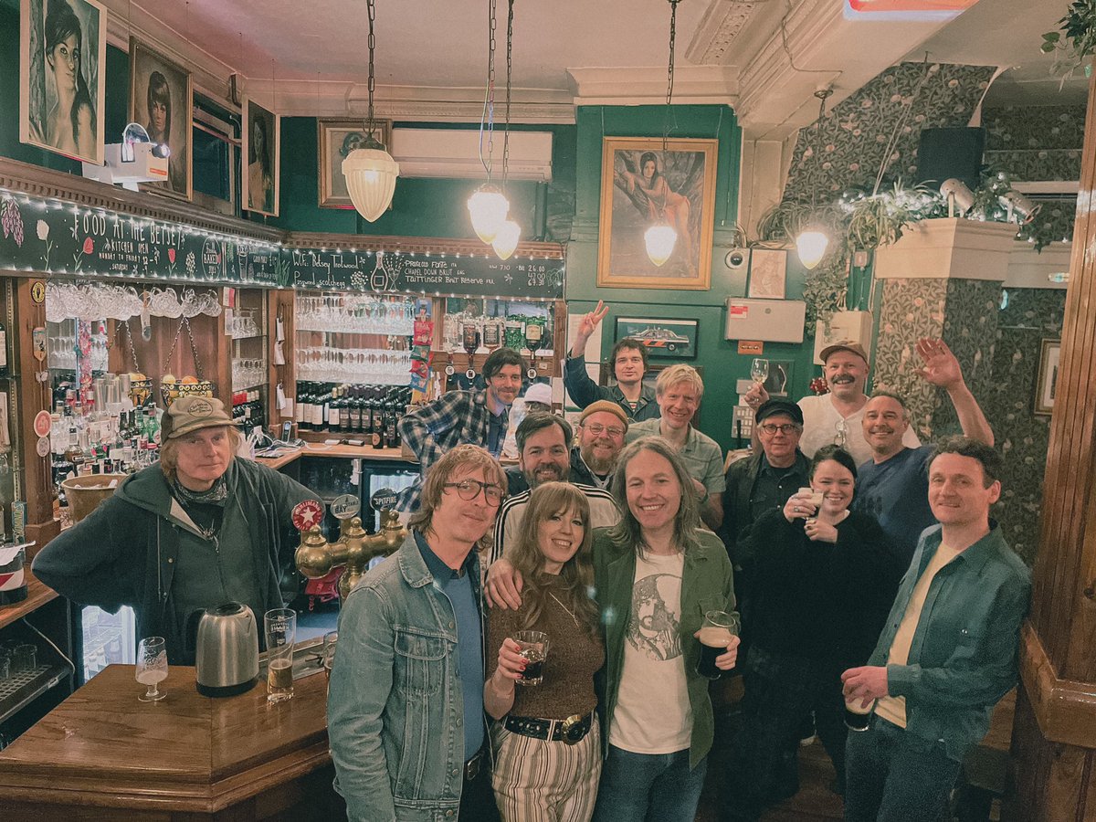 An absolute pleasure and privilege to host Gerry Love and his band at @the_betsey last night. So good to hear those songs again…❤️ Roll on @Moth_Club tonight! xx