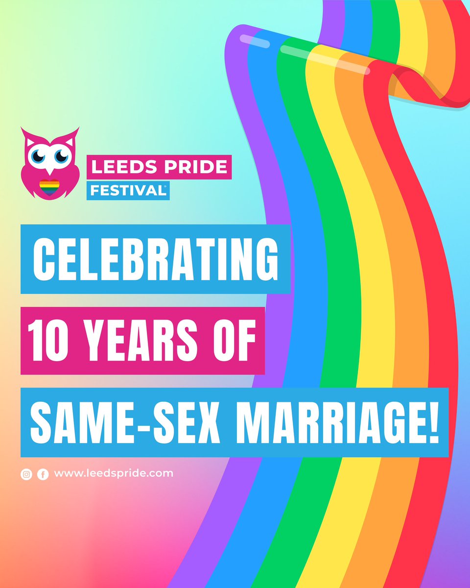 10 years of same-sex marriage! 👨‍❤️‍👨👩‍❤️‍👩 This week as we commemorate the 10th anniversary of legalising same-sex marriage, we look at the groundbreaking milestone that marked a watershed moment in the ongoing journey towards equality and LGBTQ+ rights! 🏳️‍🌈