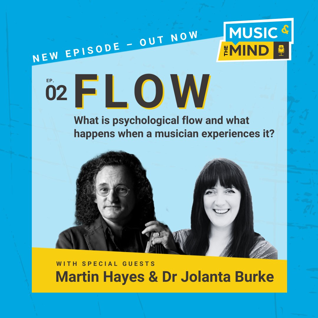 music_mind_pod's tweet photo. Episode 2 is out now! Dive into the concept of psychological flow with insights from @MHayesmusic and Dr @Jolantaburke. Available on all podcast platforms (link in bio). Don't miss this exploration of music and psychology synergy. #MusicAndTheMind #Podcast #Flow https://t.co/quOEI6DTe7