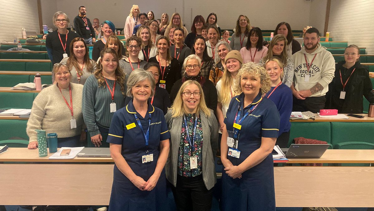 SomersetFT's tweet photo. Research colleagues, Libby and Sue, have been going the extra mile to introduce clinical research career opportunities to student nurses in Somerset. Following an extremely successful workshop at University Centre Somerset, the pair are paving the way for nurses of the future💙 https://t.co/xT4sLTxQfe