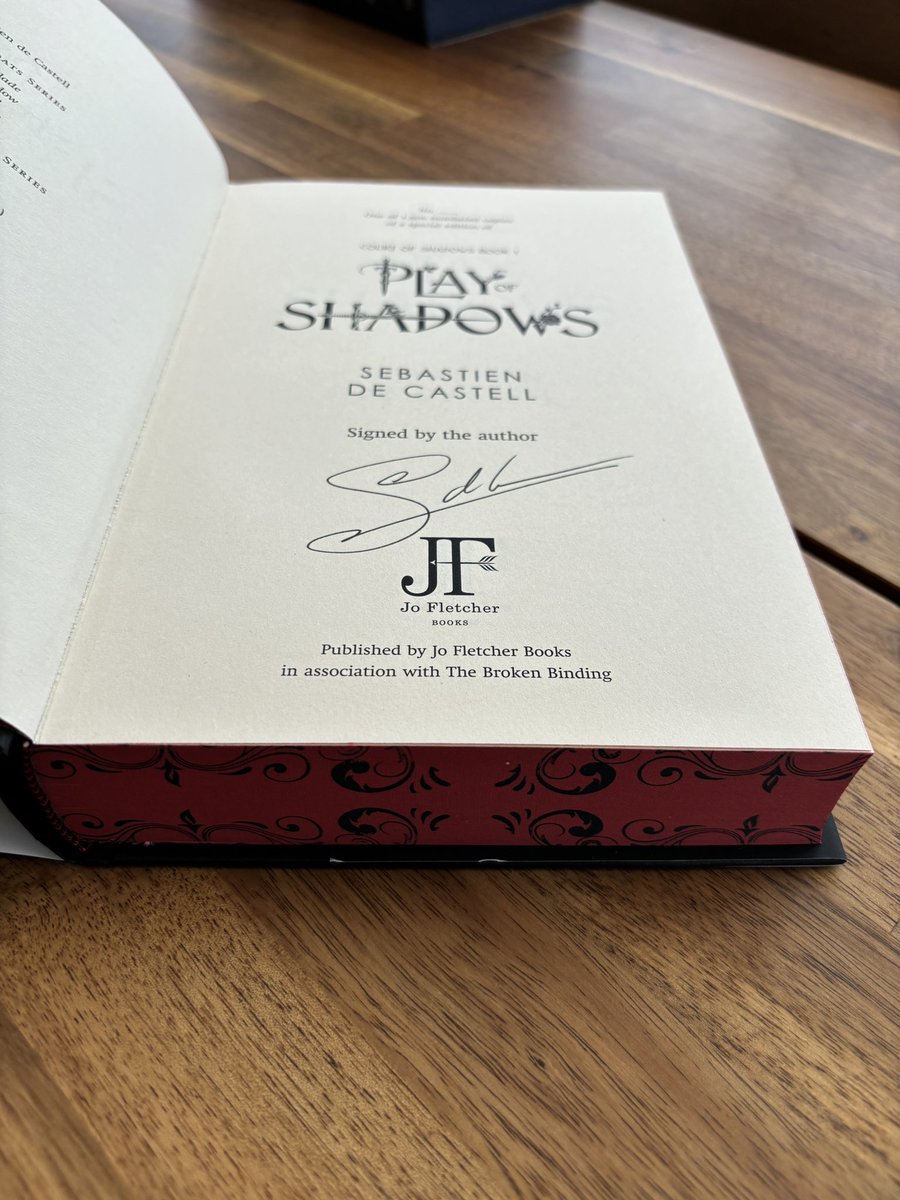 Update: Copies of Play of Shadows by @decastell are in and look incredible! They are due for shipping tomorrow 🥳