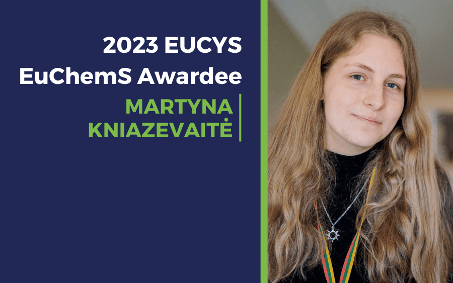 Read our interview with the outstanding young scientist Martyna Kniazevaitė - who won the EuChemS Award at the 2023 @EUCYS. Her fascinating project covers #chemistry, #biology, and human expansion into #space ⤵️ magazine.euchems.eu/interview-with…