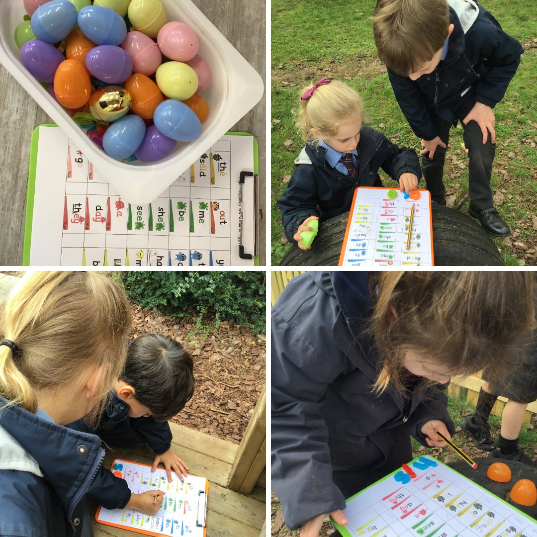 Reception ended the term on an egg-citing note with a fun Easter Egg Word Hunt! Their curiosity was sparked as they searched high and low for High Frequency Words hidden around their woodland area. It was lots of fun and showcased their impressive progress in phonics.