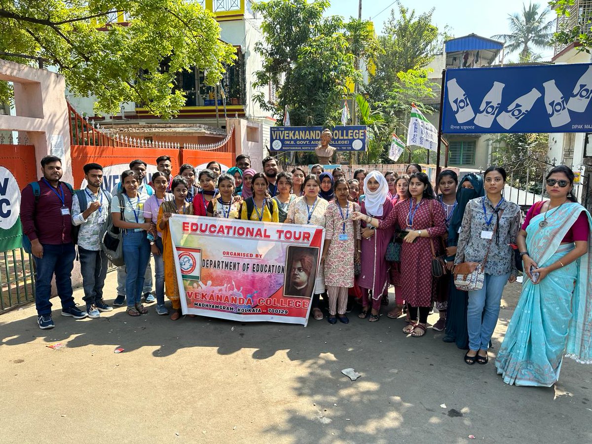VIVEKANANDACOLG's tweet photo. Educational Tour, Dept. of Education 11/03/2024 https://t.co/rMEpCYwKuW