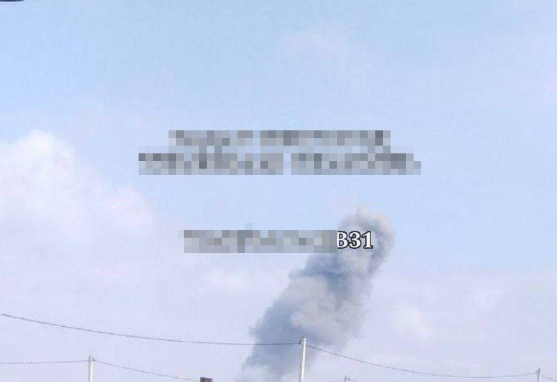 An explosion is reported in Bilhorod, a drone was seen prior to the explosion.