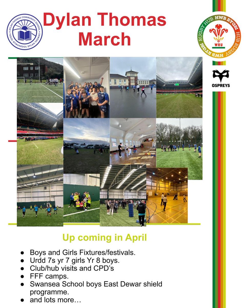 Another Busy month in March. Lots of Rain Lots of Rugby Lots of Fun!! ☔️🏉🏴󠁧󠁢󠁷󠁬󠁳󠁿 #WRUHUB