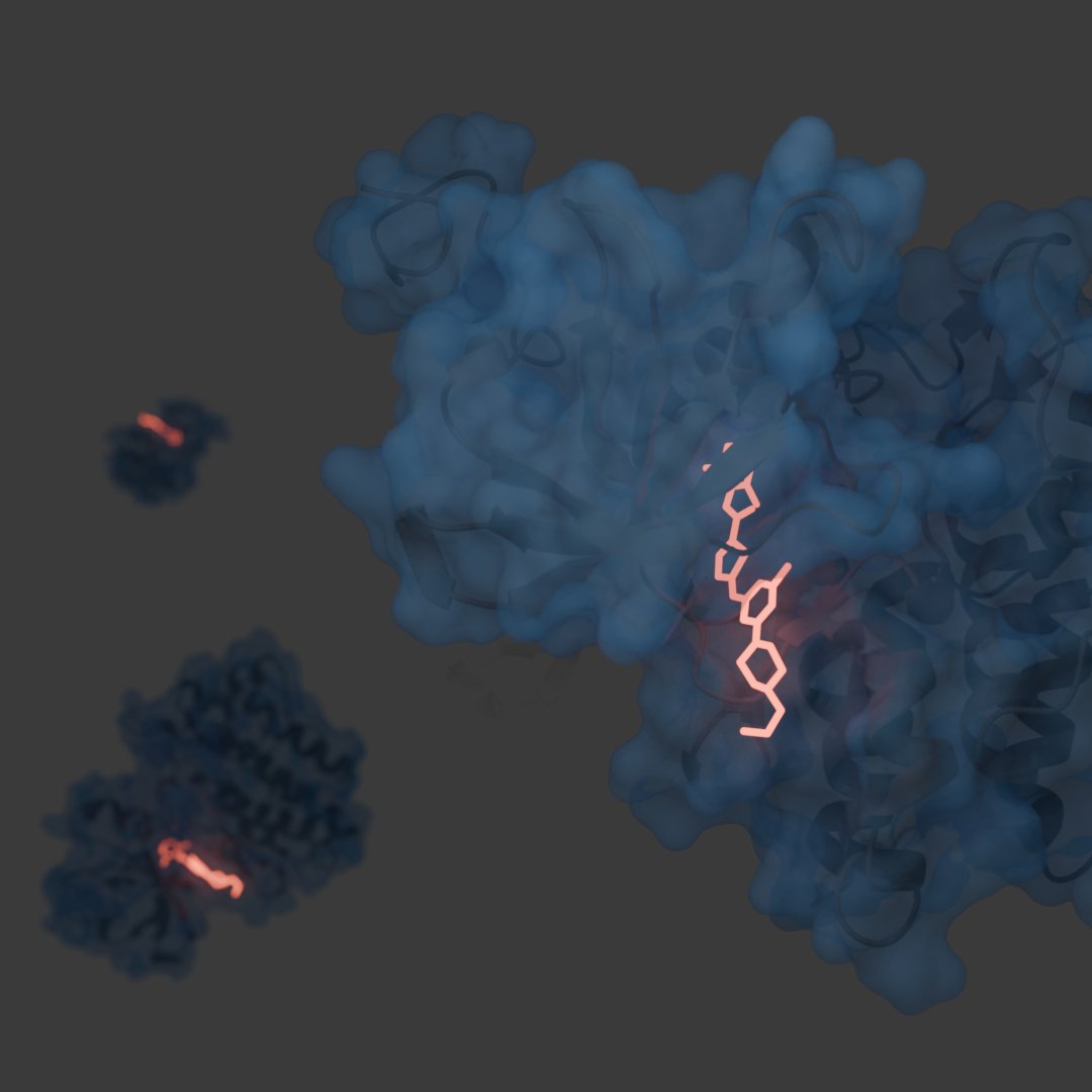 Spent a whole day learning #blender, and now I can make some pointlessly epic shots of proteins! Massive kudos to the amazing YouTube tutorials by @bradyajohnston! Thanks so much for upgrading my #protein visualisation skills! #b3d #sciart #sciviz #PDB