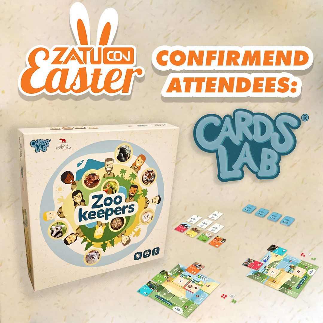 BIG NEWS! CARDS LAB : Confirmed Attendee for Zatucon Easter @cardslabgames ONLY 4 DAYS TO GO!!