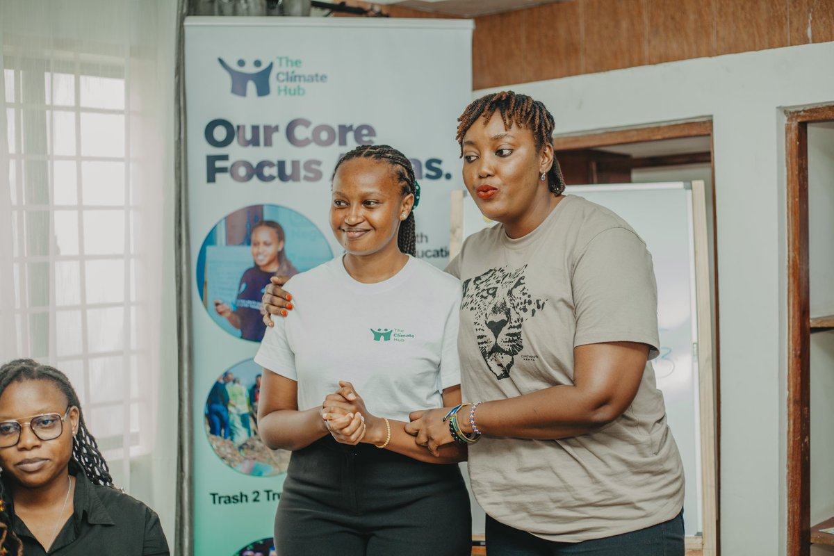 climatehubTz's tweet photo. Tag your superwoman😍😍😍!!!
The CH TEAM was happy to have you Ms. Sara Pima from @HUDEFO as our Day 1 trainer, who filled the room with so much passion for Environment activism!!
We 🫶you!!!
#CHcommunity #EITcommunity ! https://t.co/X1b7ajnbmD