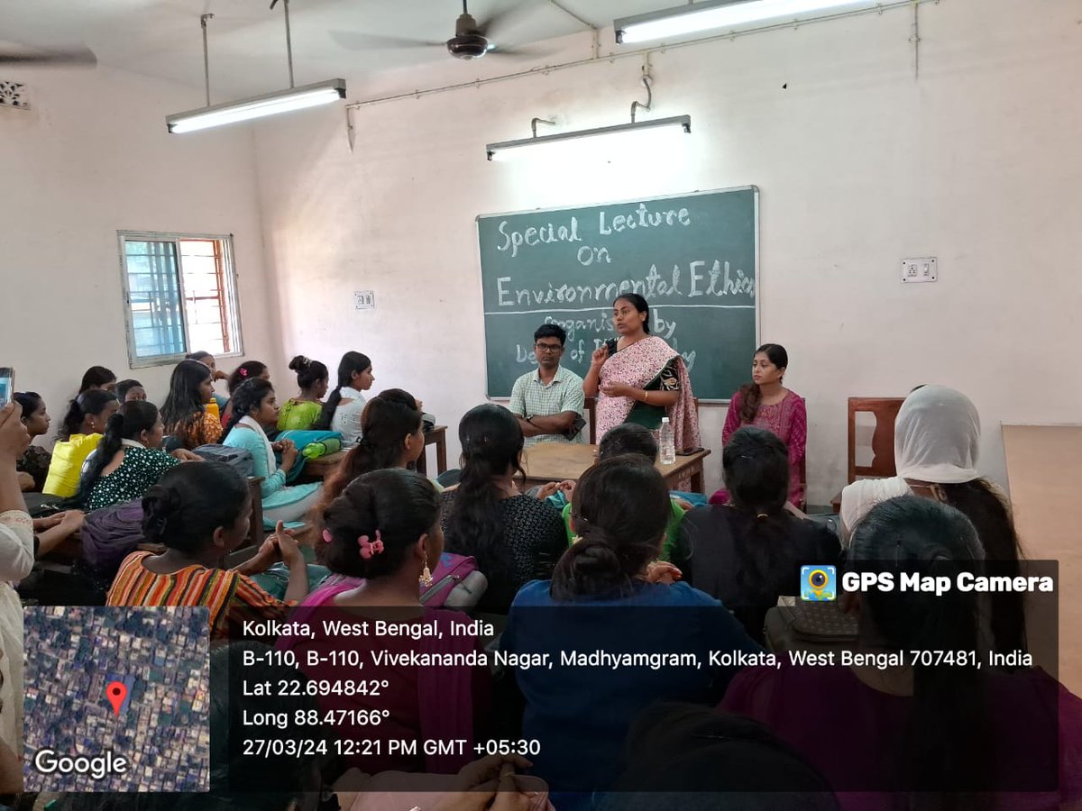 VIVEKANANDACOLG's tweet photo. Special Lecture on Environmental Ethics, Organized by Dept. of Philosophy and IQAC
27/03/2024 https://t.co/jbJ5UPLW1d