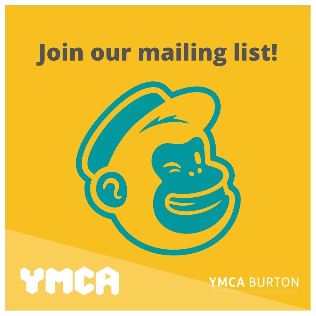 Join our mailing list and read our latest news! Sign up here with this link: bit.ly/2UCDfU5 #YMCA #YMCABurton