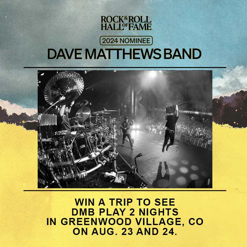 davematthewsbnd's tweet photo. Win a trip to Colorado to see @davematthewsbnd play 2 nights at Fiddler’s Green Amphitheatre! Enter here: https://t.co/bAXgrezZTH
Don't forget to #VoteDMBEveryday to @rockhall Rock & Roll Hall of Fame’s Class of 2024: https://t.co/Dernh9HOq9 https://t.co/0JLbnlIJUa