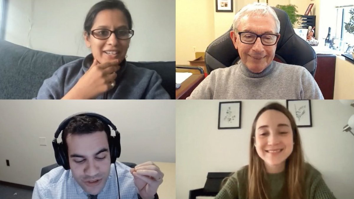 6/ Thanks to all who helped put this together!

Hosts: <a href="/Mjfernaturizo/">Maria J. Fernandez</a> <a href="/NickVillanoMD/">Nicholas Villano</a> <a href="/ShreyaTrivediMD/">Shreya P. Trivedi MD, MHPE</a> 
Discussants: <a href="/FreedoBaggins/">Jason Freed</a> Michael Auerbach 
Peer reviewers: @LaylaDoren1 @jlberrymd
Graphics: <a href="/NwachukwuDexter/">Dexter Nwachukwu, DO, MS</a> 
Audio: Daksh Batia