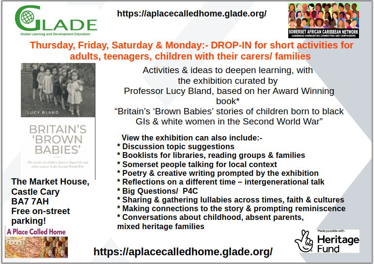 The GLADE Centre (@gladecentre) on Twitter photo WW2-era social history exhibition remains open in the <a href="/CastleCaryTown/">Castle Cary</a> as the holidays start, made possible with <a href="/HeritageFundUK/">The National Lottery Heritage Fund</a> ;
Thursday 28 March; 9.30 – 1.30
Good Friday 29 March; 9.30 – 1.30
Easter Saturday 30 March; 9.30 – 4.00
Bank Holiday Monday 1 April; 9.30 – 1.30 WW2-era social history exhibition remains open in the <a href="/CastleCaryTown/">Castle Cary</a> as the holidays start, made possible with <a href="/HeritageFundUK/">The National Lottery Heritage Fund</a> ;
Thursday 28 March; 9.30 – 1.30
Good Friday 29 March; 9.30 – 1.30
Easter Saturday 30 March; 9.30 – 4.00
Bank Holiday Monday 1 April; 9.30 – 1.30