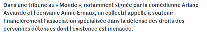 CharlineBecker_'s tweet photo. 📰"En soutenant l’Observatoire international des prisons, nous agissons collectivement pour la dignité et les droits humains !" 

➡️Une tribune de soutien à l'@OIP_sectionfr est publiée ce jour dans @lemondefr 

https://t.co/OfgQaRBTPj https://t.co/cLDDAGGBOF