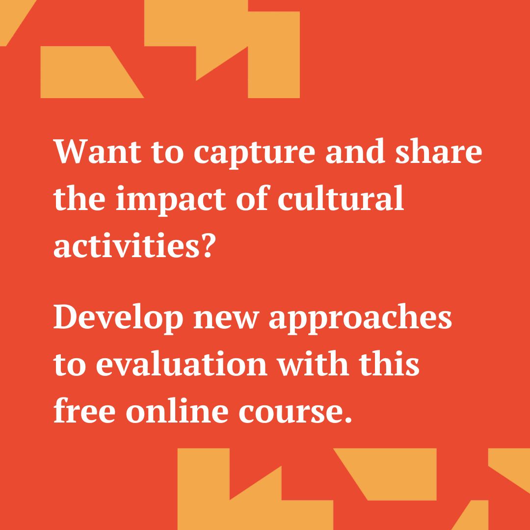 valuingculture's tweet photo. Are you thinking about fine-tuning your evaluation skills?

We have the perfect online professional development opportunity for those who want to gain confidence in capturing and sharing the impact of cultural activities.

✨https://t.co/aKpsGu3XSd https://t.co/OPGPk57I84