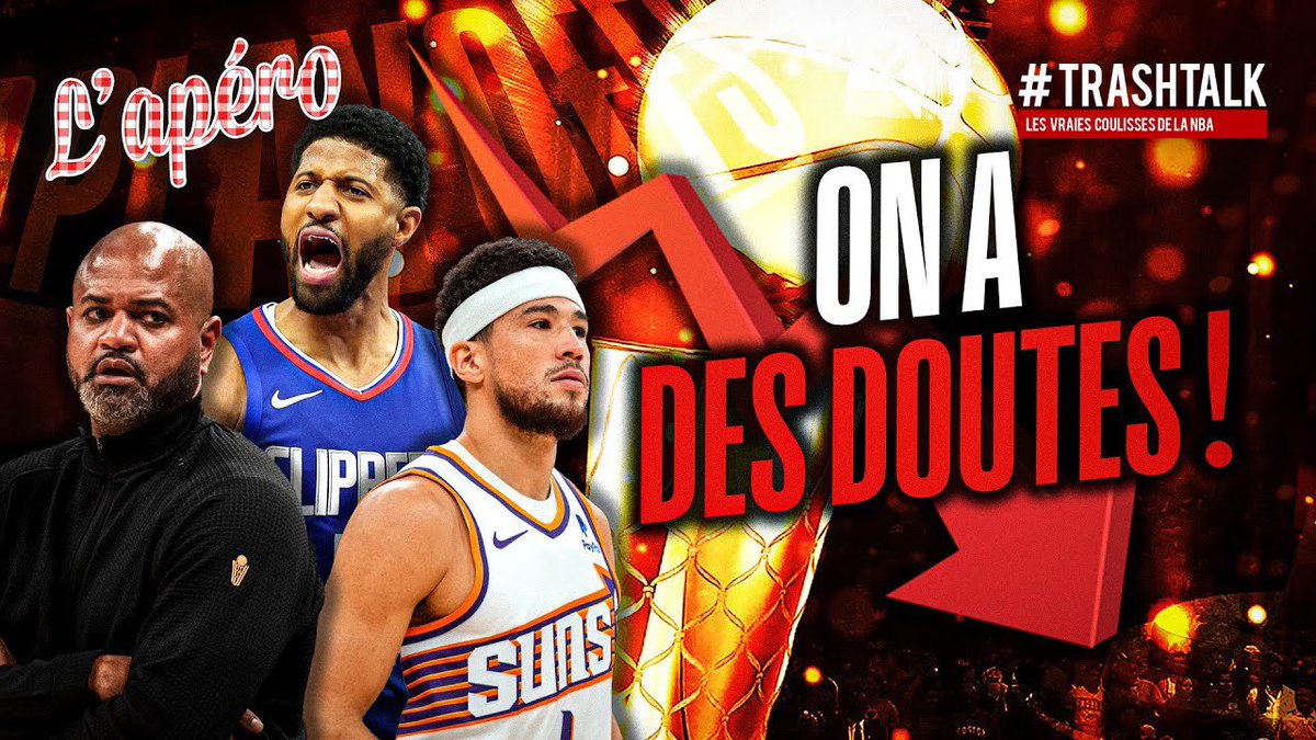 TrashTalk_fr's tweet photo. 🔥 APÉRO PLAYOFFS 2024 : ON A DES DOUTES SUR EUX…! 🔥

Alors là, avec eux on est pas sereins ! 🥶

- Joe Mazzulla quand ça chauffe ?
- Les Suns dans le clutch ?
- La sérénité des Clippers ?
- JB Bickerstaff ou Steve Kerr ?

🗣️ FAUT QU’ON EN PARLE ! 🍽️

➡️ https://t.co/S4FeFpczTm https://t.co/qhHxEVUJX4