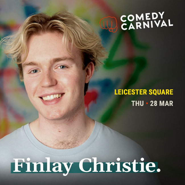 International stand up comedy this Thursday, feat. @finlaycomedy, #HamishShepherd, #HasanAlHabib, #PatrickBrusnahan, and #PeteGionis as MC.      

Tickets: comedycarnival.co.uk/leicester-squa…
Doors 7pm - 8pm. Show 8pm - 10:15pm.