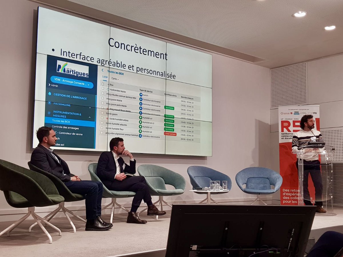 #REX territoires connectés et durables 📃 @ValerieNouvel a annoncé le soutien de @FerrariMarina73 à son rapport sur développement des usages numériques 🙏Merci à la @BanqueDesTerr, la @fnccr et @SmartCityMag_FR pour l’organisation de cet événement