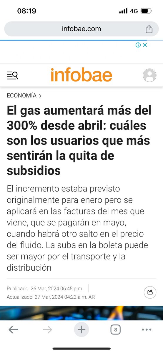 gisel_bravo's tweet photo. La liberación de precios en las tarifas y la eliminación de subsidios del gobierno nacional son medidas que  golpean directamente el bolsillo de los ciudadanos, de los comerciantes  y los clubes. ¿Hasta dónde se puede aguantar? https://t.co/vI0IyZUhYo