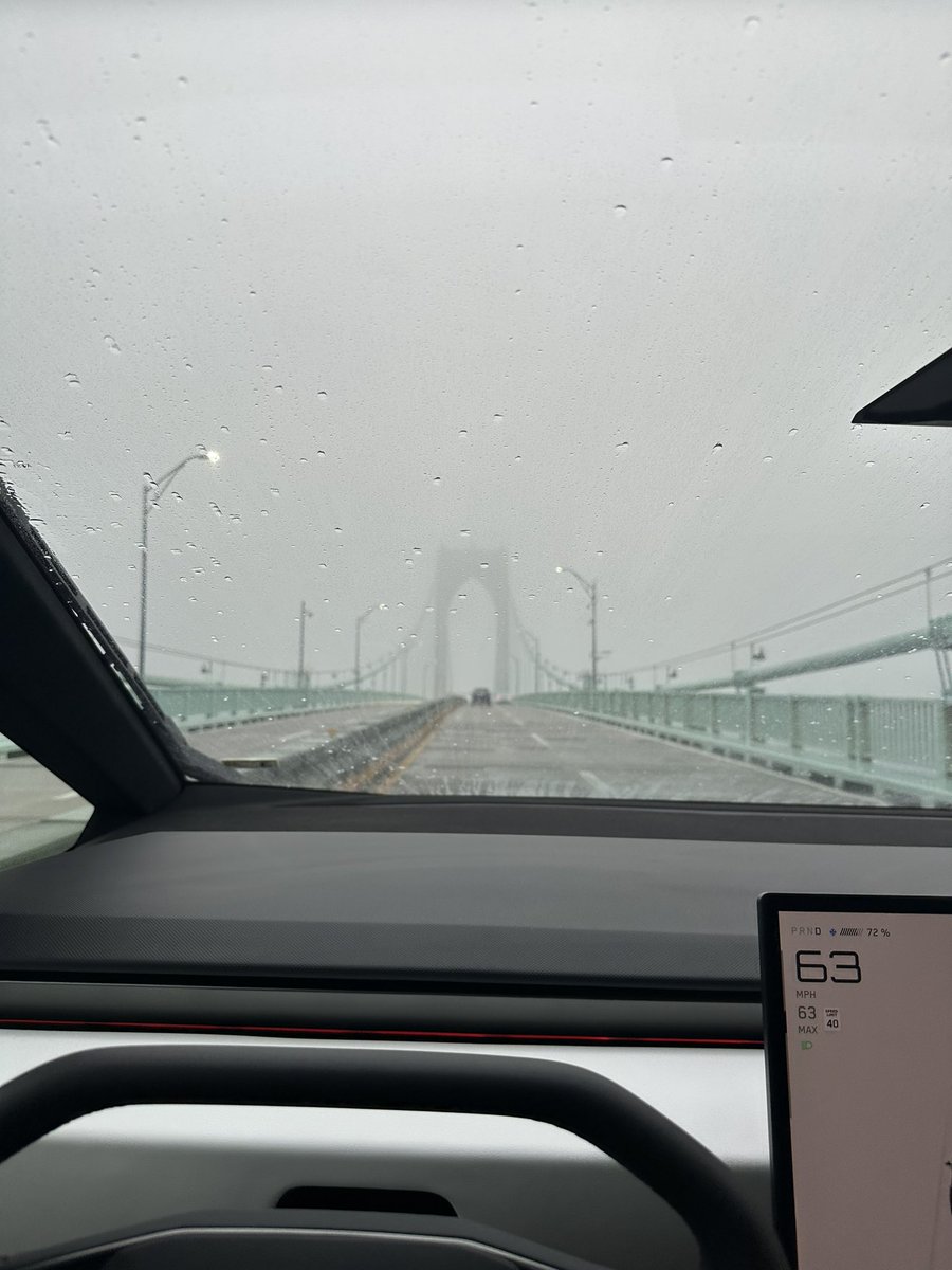 EZebroni's tweet photo. Knowing I have “boat mode” in my Cybertruck makes this morning drive a little easier today…👀

📐📐📐 https://t.co/yeHOVFsNLm