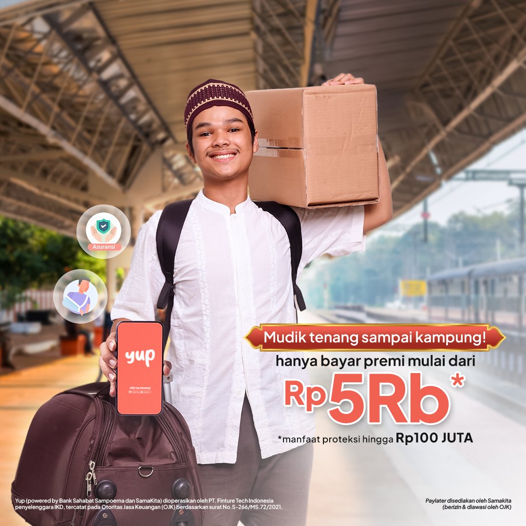 thinkyup_id's tweet image. Say byee sama kekawatiran mudik, beli asuransi untuk proteksi diri kamu sekarang di aplikasi Yup pasti murah 🤑

cari tau selengkapnya di: yupindonesia.com/blog/asuransi-…

#Yup #AggregatorForBetterPaylater #Asuransi