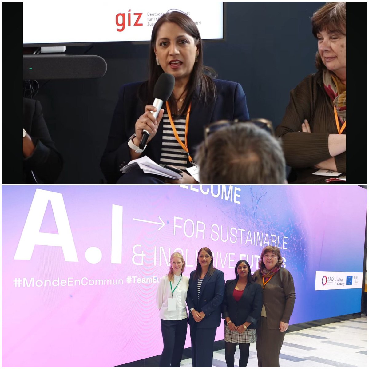 Grateful to <a href="/expertisefrance/">Expertise France</a> and #D4DHub for inviting me as panelist to the Conference AI for Sustainable &amp; Inclusive Future and be able to share ideas on  challenges to implement fair AI with excellent company! <a href="/INTPA/">InnovationTechnology</a> <a href="/MZEZ_RS/">MFEA Slovenia</a> <a href="/giz_gmbh/">GIZ</a> @KathleenZie
<a href="/ThatDesh/">Deshnie Govender</a>