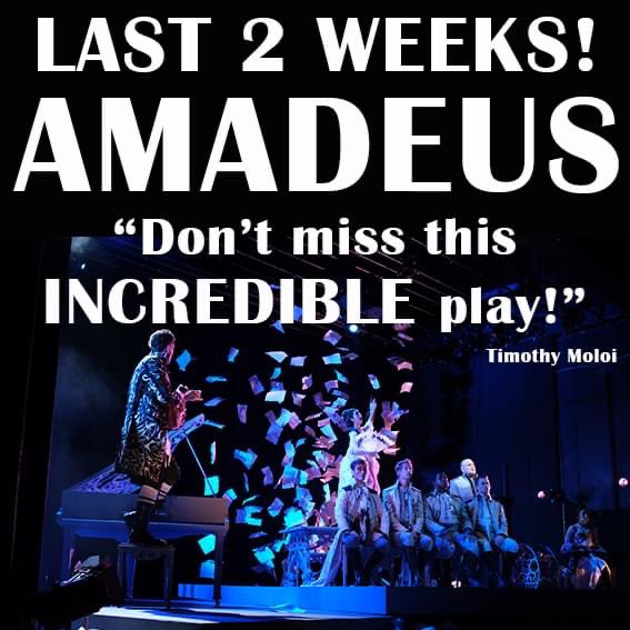 Monte_Theatre's tweet photo. Don't miss the INCREDIBLE AMADEUS!
Just 2 weeks left on stage in Jo'Burg!
Tickets at Webtickets and theatre Box Office (011) 511 1988
https://t.co/RYJaCFi9SW
#petershaffer
#hottestticketintown
#DontMissOut
#amadeus
@webticketsSA @MONTECASINOZA @alancommittie @PieterToerien https://t.co/mAfXQFPOo9