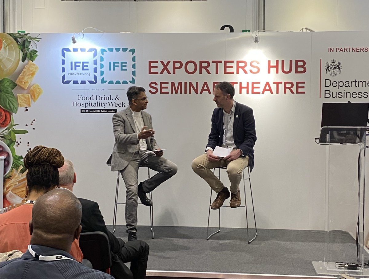 Our own Lee Holdstock was interviewed by Jacob Thundhil of <a href="/CocofinaCoconut/">info@cocofina.com</a> at <a href="/ife_24/">Ife__24</a> #IFE24

Takeaways:
💡Opportunity overseas for UK organic products
💡Work with expert agencies when writing your export plan
💡Organic has many benefits- know what matters most to your consumers
