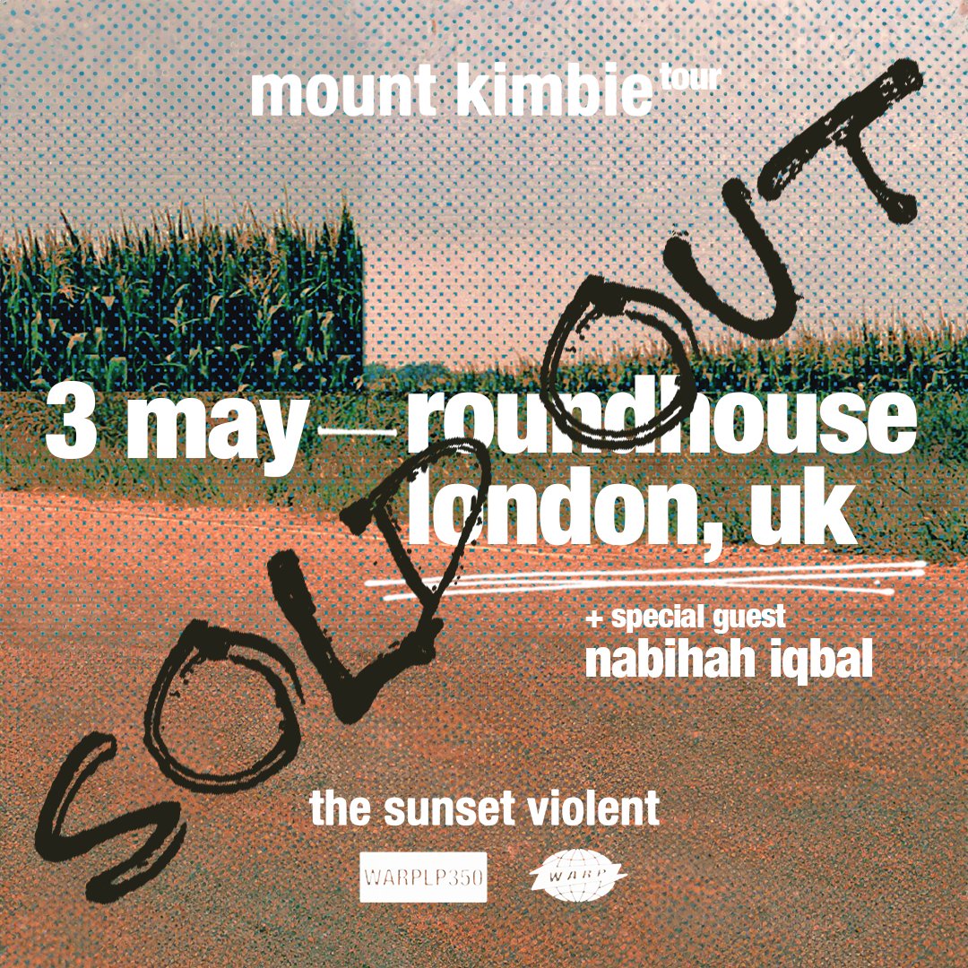 LONDON THANK YOU! Our gig at @RoundhouseLDN with special guest @nabihahiqbal is now SOLD OUT. This is going to be a special show for us 🥊 Whose coming out for this one? Tickets for remaining MK tour shows below. 🔗 linktr.ee/mountkimbie