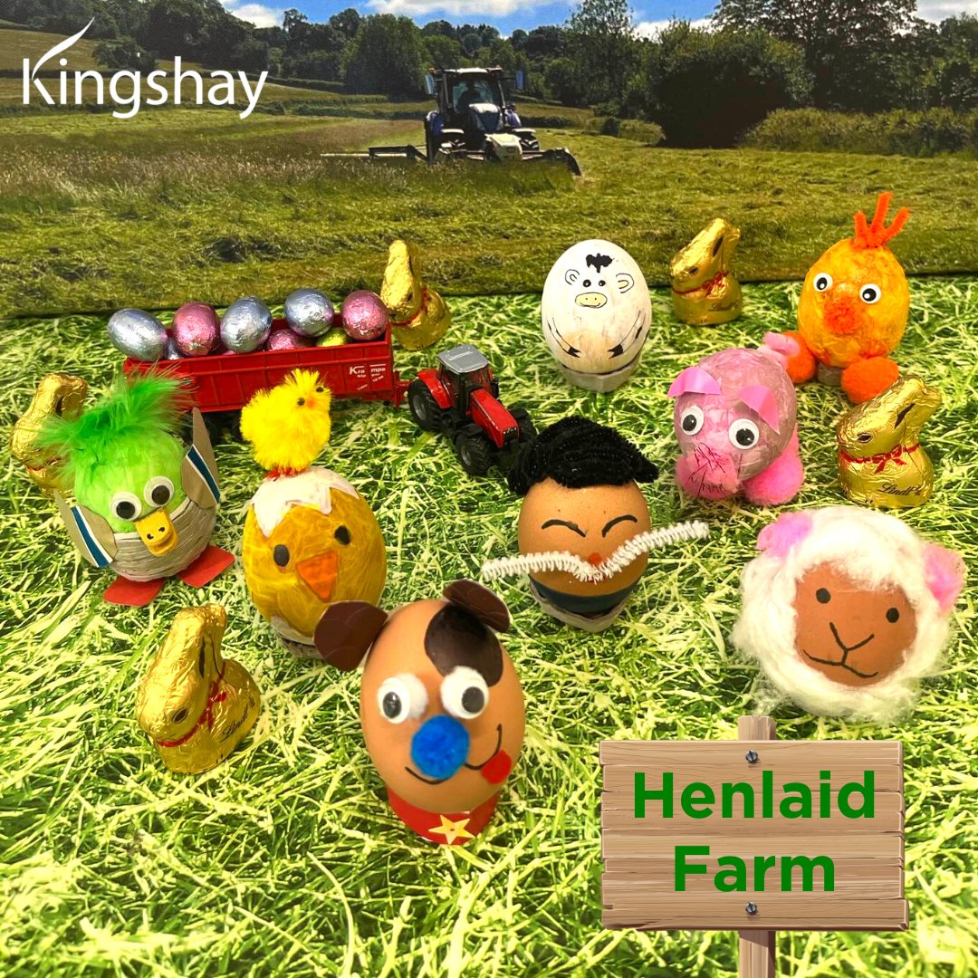 This year for Easter we were set a challenge by @vetpartnersuk with an egg decorating competition.
We took this challenge very seriously and created our own farm scene accompanied with farm animals (in egg form) with their own names too!

#kingshay #farming #vetpartners #easter
