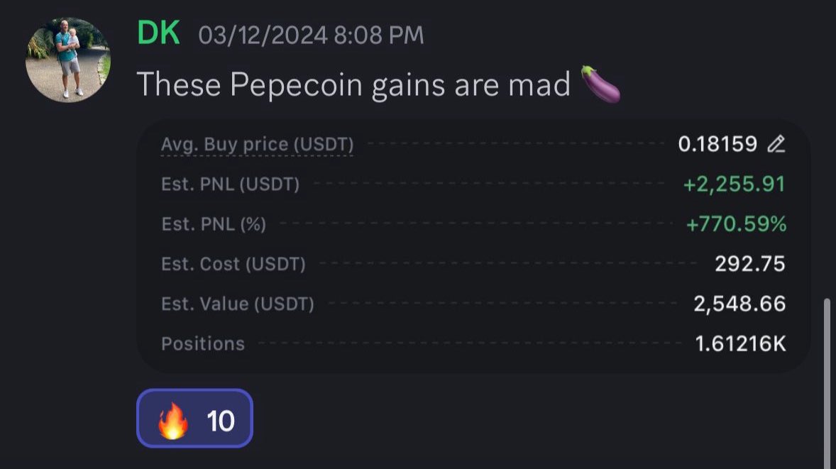 TC_Project_'s tweet photo. COMPETITION TIME! 

PRIZE: $200 $PEPE COIN #PEPECOIN (April 1st)

TO ENTER: 

1) Join the FREE news letter in my bio to keep up to date with the latest crypto signals & news. 

2) Retweet this tweet 

3) Follow us on X 

This might be the BEST discord community I’ve ever come across. No cap. Check it out.  

- They called $KAS @ $0.003
- They called #pepecoin @ $27m MC
- They called $TAO @ $30
- They called $FI @ $3m MC 
- They called $SMT @ 0.18 

To see more content around the signals made inside, check the link in my bio 🤝