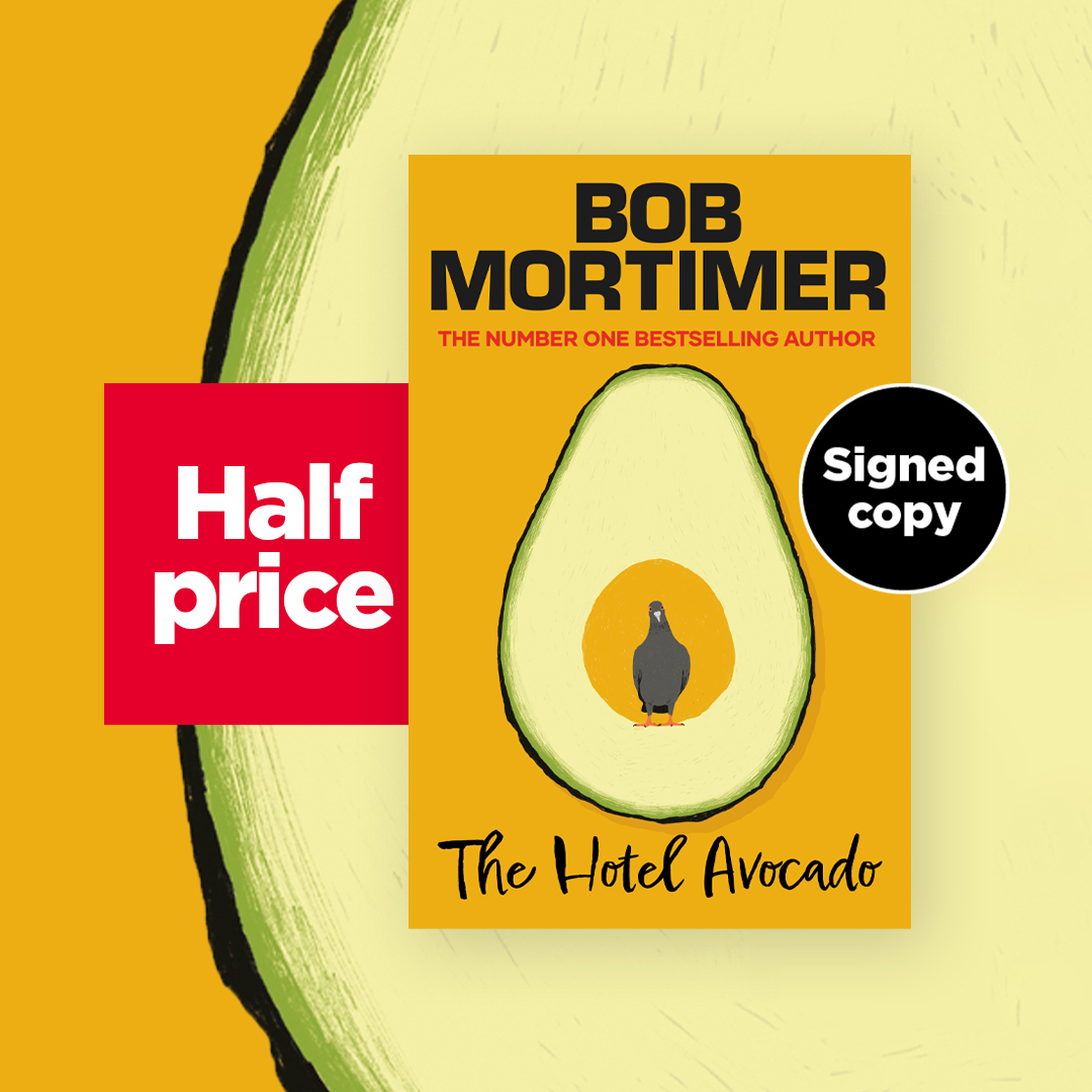 Exciting news! Bob Mortimer has announced his latest novel, The Hotel Avocado, coming 29 August 2024. Pre-order your SIGNED copy now: whsmith.co.uk/products/hotel…