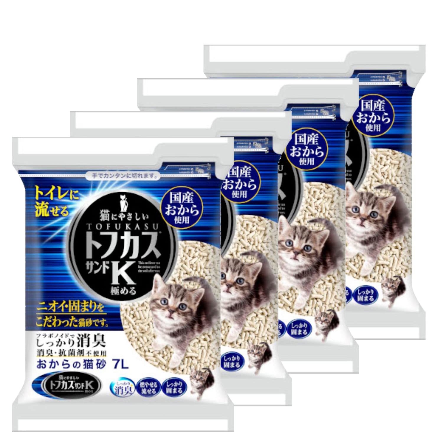【ねこサンド】 Amazon | 新東北化学工業 猫砂 フォーキャットラクラクサンド 4L