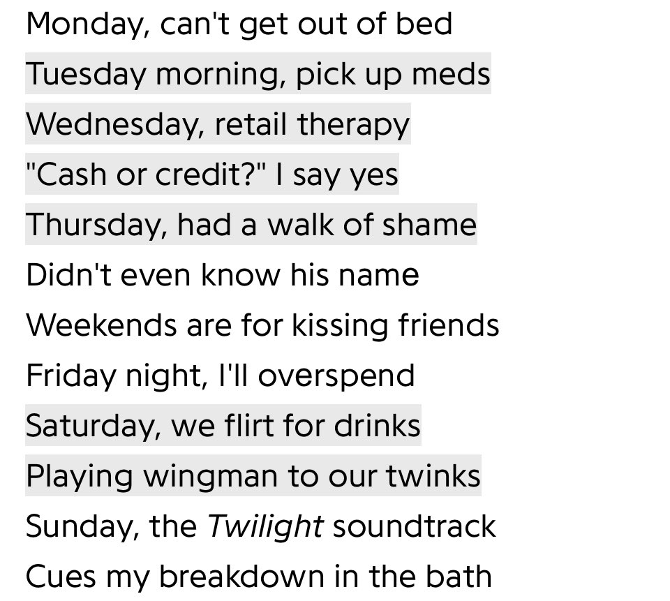 ArtFromTheShed's tweet photo. @JoolzDenby Donatella Versace, Bette Midler ... they're all over him. His lyrics to his latest musical monstrosity show us clearly Dylan's views on what he thinks female lives consist of. Laying in bed, racking up debt, one nighters with nameless men & having breakdowns.
#SmilingAssasin https://t.co/a1kBSfQbZf