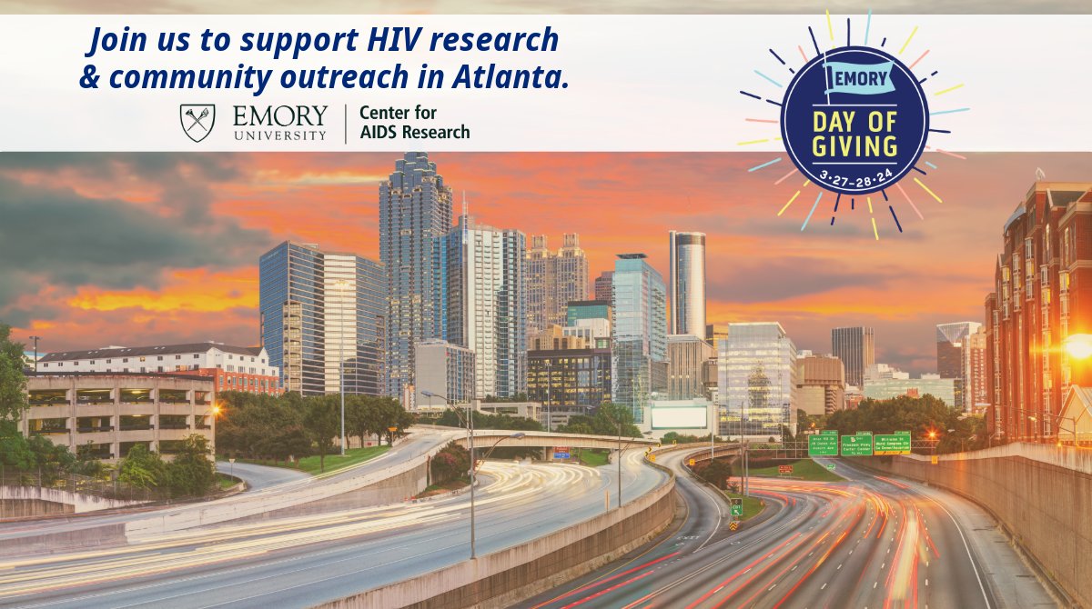 Join me & the other #EmoryCFAR Community Liaison Council members in giving back to the @EmoryCFAR today during the seventh annual #EmoryDayOfGiving. Funds raised will support our work to create a patient-centered #HIV research agenda: dayofgiving.emory.edu/amb/NinaCFAR_C…