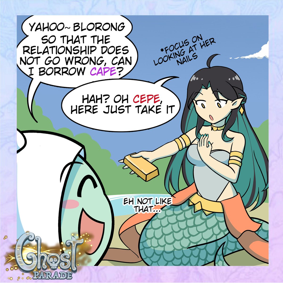 GhostParadeGame's tweet image. POCONG SENJA PART 2

The Dusk Shroud

When Mr. Poci tries out his new flirtatious style on the Guardians of the Supernatural Realm

LET'S GO! Drop your deadly charm in the comments section 👀💥❤️ @the_assattari

#ghostparade #ghostparadecomic #pocong #senja #verydarkman