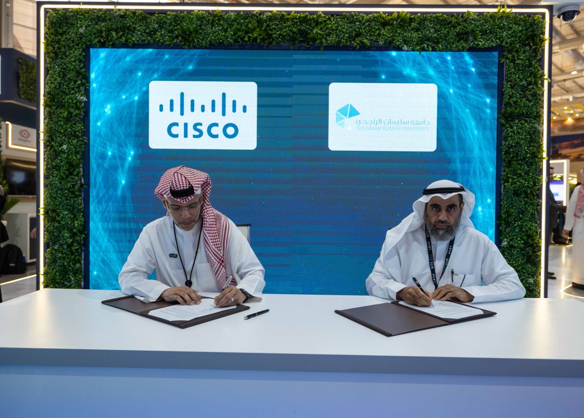 CiscoSaudia's tweet image. During #LEAP24, an MoU was signed by Cisco and @sredusa to collaborate on digitization initiatives for world-class education environments in accordance with the Kingdom’s Vision 2030, supported by Cisco’s innovations and technical consultancy.

#CiscoLEAP #SaudiVision2030