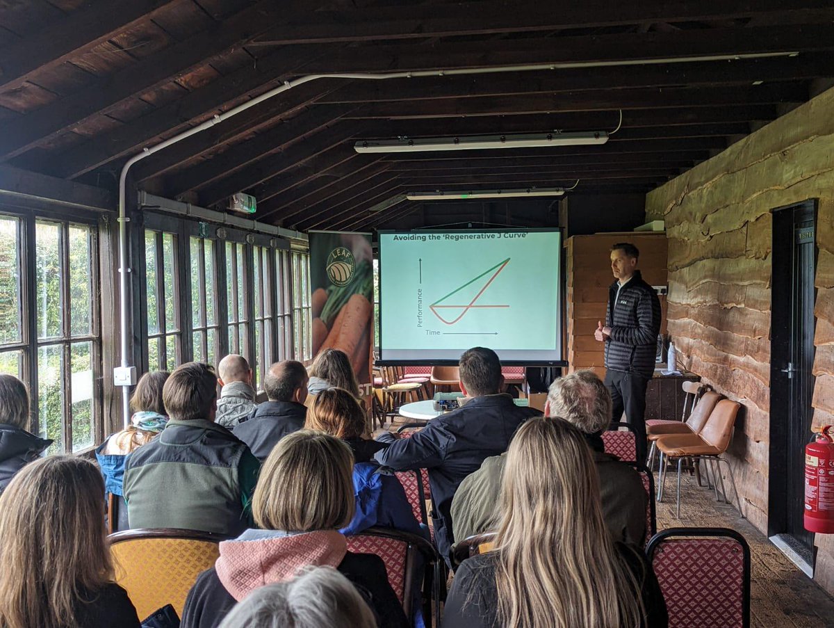 "Biodiversity monitoring drives our decision making.   Be prepared to try new things, don't be afraid to ask for help, have a clear plan a, b, c, d AND E!!! "👍👏

Tip top words from the ever excellent <a href="/NickDown21/">Nick Down</a> <a href="/waitrose/">Waitrose & Partners</a> Leckford Estate #RegenerativeFarming #Resilient 🌱🦉🌳🚜