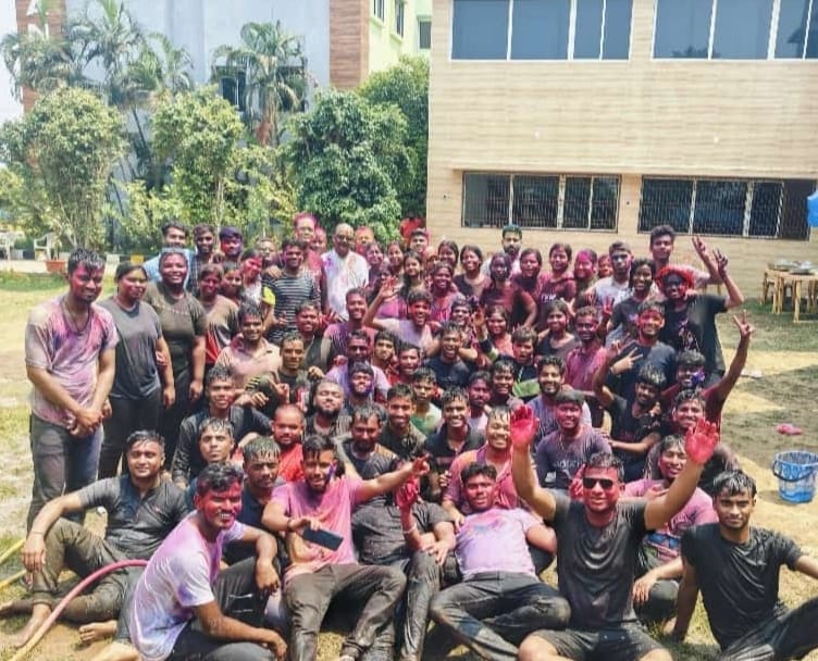 Campus Holi... Joyous students in a mood that is colorful and in a spirit that is cheerful while celebrating Holi with love, laughter, dance & fun in the benign presence of Dr. Bankim Mohanty (Hon'ble ED -cum-Secretary) Happy Holi to All!!!
#asthaschoolofmanagement
#MBA