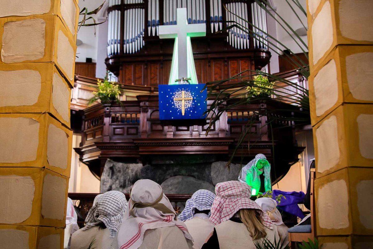 Our Year 5 pupils took a trip to Truro Methodist Church (TMC) for an Easter Experience, designed to give pupils from schools across Cornwall a chance to experience Jesus's journey in the run-up to #Easter. truroschool.com/latest-news/ye…