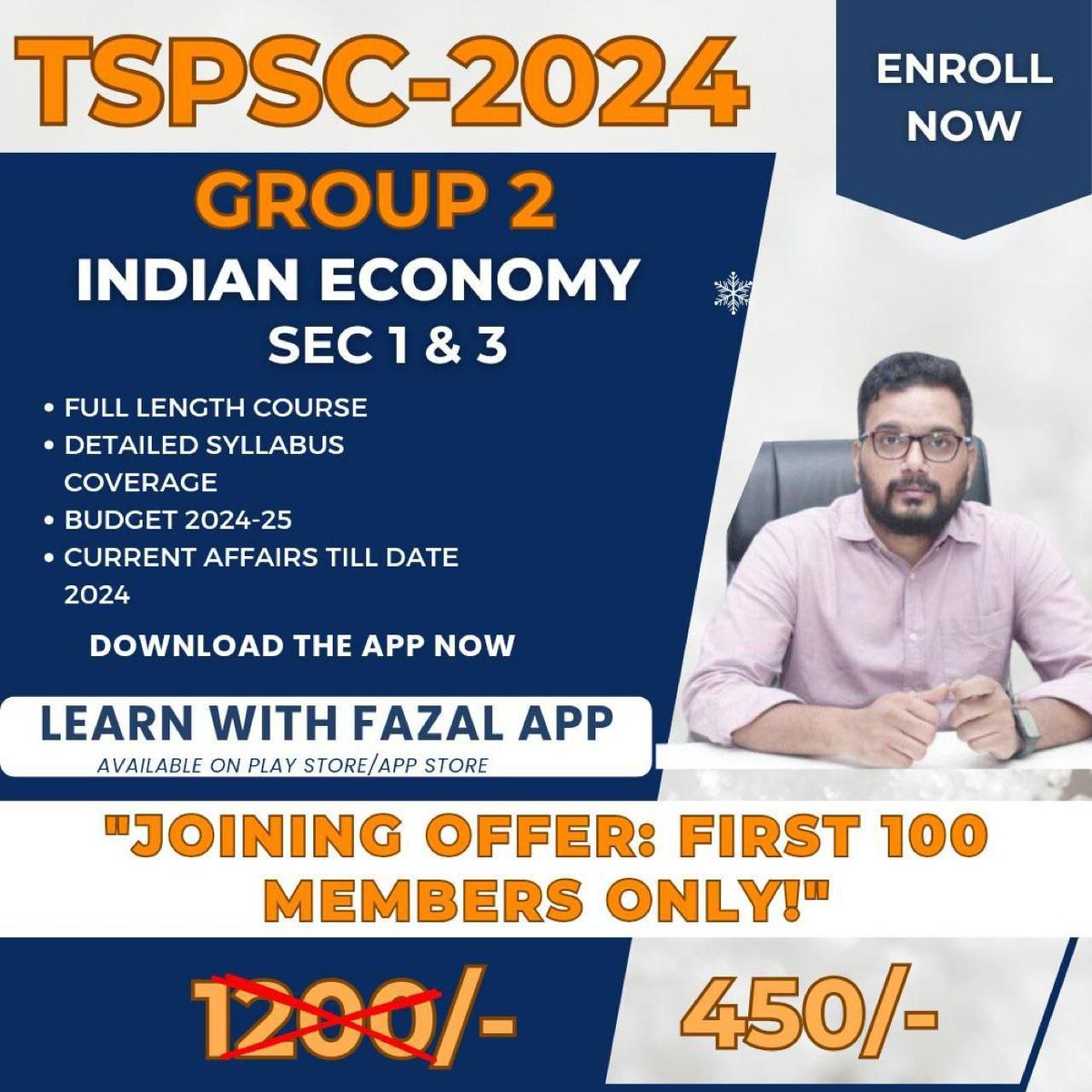 rt_dhamma's tweet photo. TSPSC Group2 Indian Economy 
Section 1 &amp; 3 course by Fazal Sir
App link👇
https://t.co/WFoxJGodzd

#TSPSC #TspscGroup2 https://t.co/lCwe2Og7QP