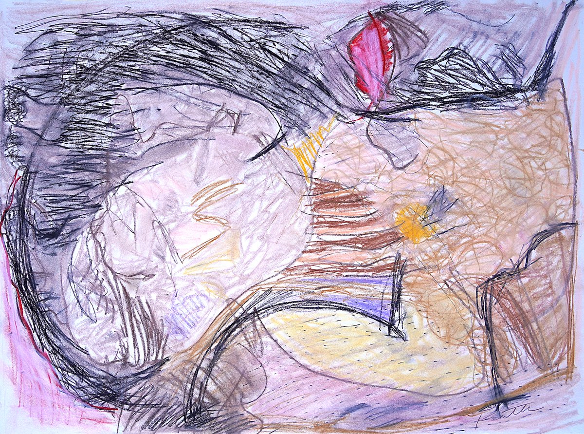 footprints in the sand 

gm ☀️🎨