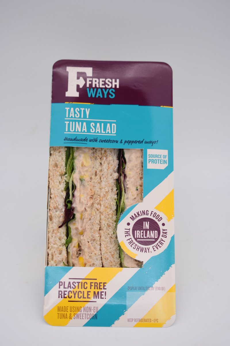 Bring a burst of flavour to your lunchtime routine!  

Our Tasty Tuna Salad sandwich with sweetcorn and peppered mayo is a symphony of savoury and tangy goodness. 🤤

#TunaSaladPerfection #SandwichSensation #TunaSaladMagic #FlavourExplosion #SandwichDelights
