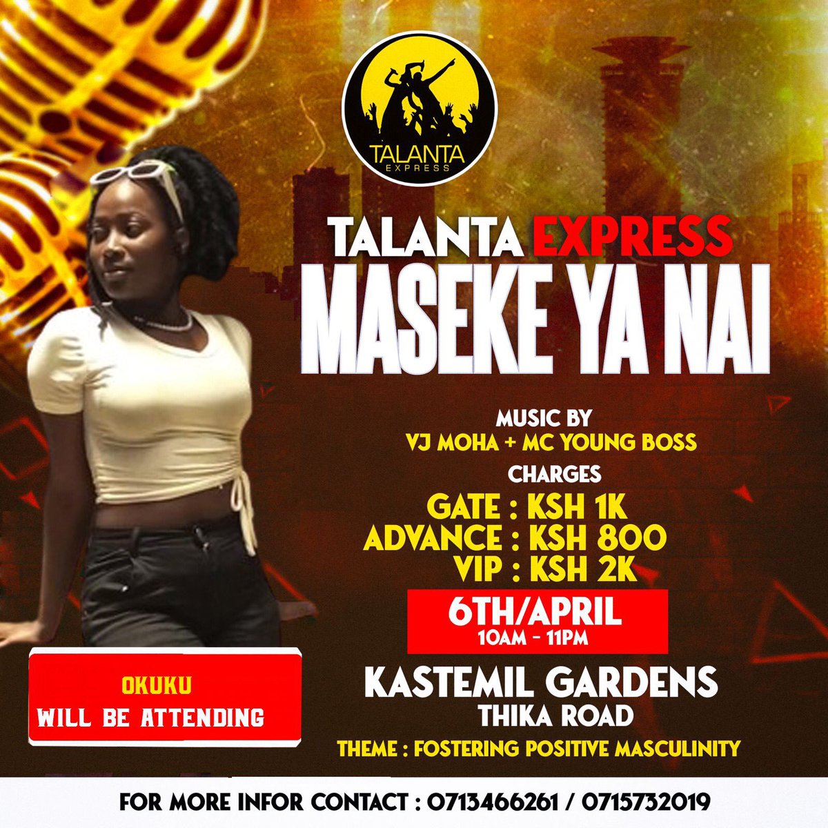 ExpressTalanta's tweet photo. Wadau 9 Days to Maseke ya Nai  Get your ticket https://t.co/CYyvcTYoJI .
#masekeyanai #talantaexpress #PositiveMasculinity #form40 #nairobi #nairobievents https://t.co/xv7bfsJJPy