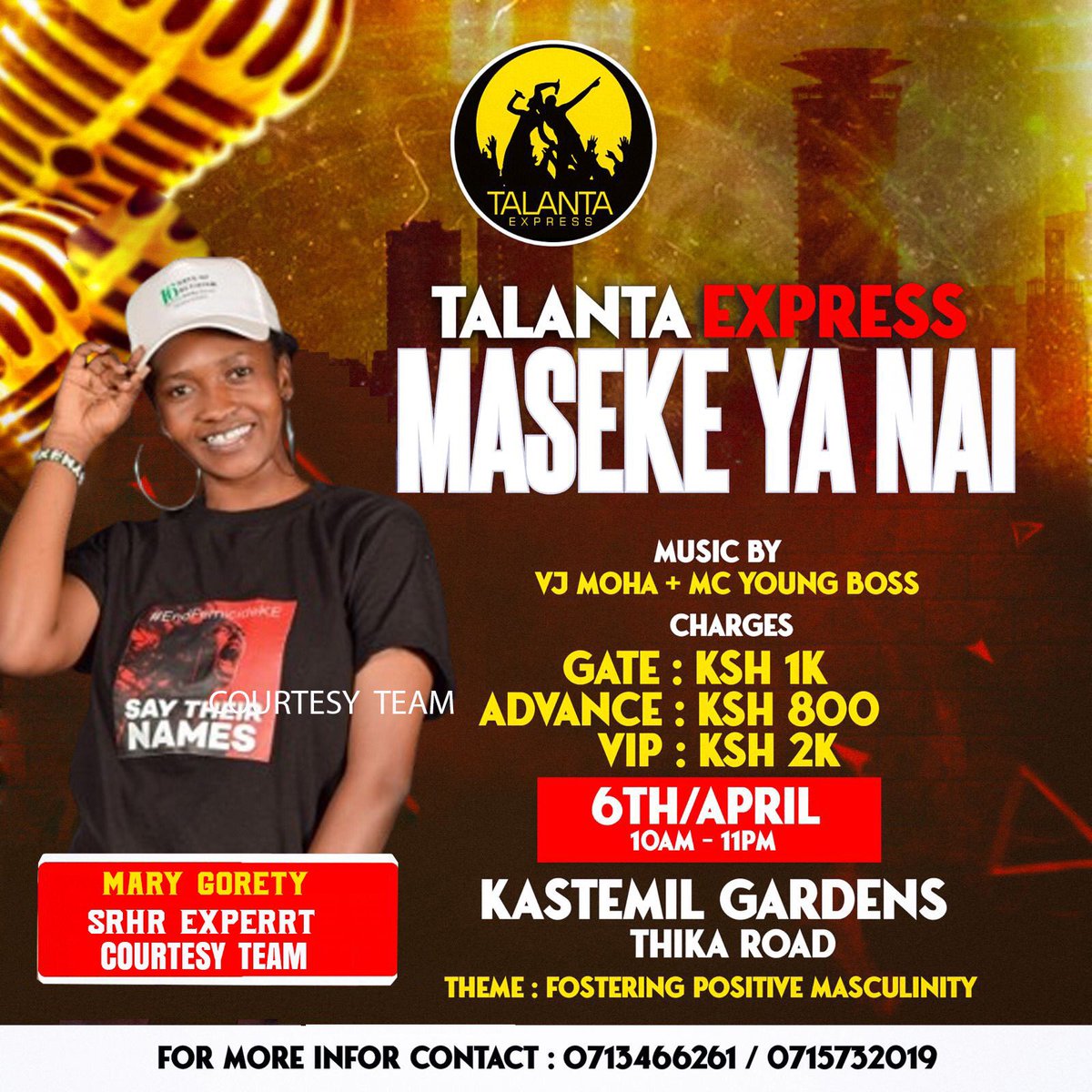 ExpressTalanta's tweet photo. Wadau 9 Days to Maseke ya Nai  Get your ticket https://t.co/CYyvcTYoJI .
#masekeyanai #talantaexpress #PositiveMasculinity #form40 #nairobi #nairobievents https://t.co/xv7bfsJJPy