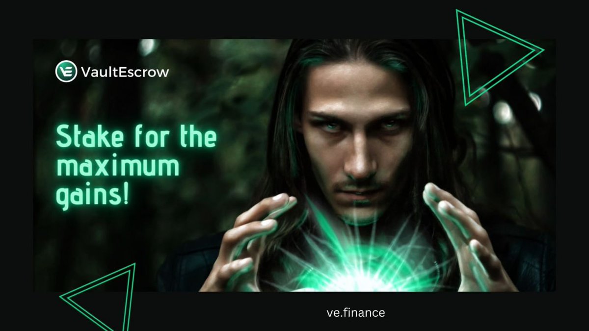 VaultEscrow_'s tweet photo. Unlock unparalleled gains through staking with VaultEscrow's seamless and secure platform. Diversify your portfolio effortlessly and maximize your returns today! #VaultEscrow #Staking #CryptoInvesting #DeFi https://t.co/NGZIqVevOx